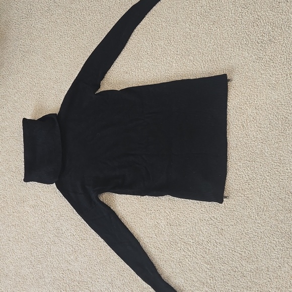 Saks Cashmere Turtleneck Sweater Size XS Black - Picture 11 of 13